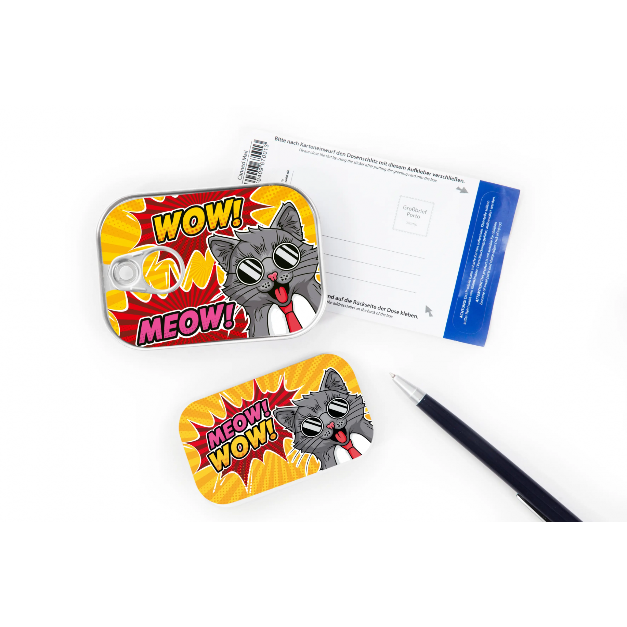 Плик за пари и пожелания от ново поколение "Meow wow"