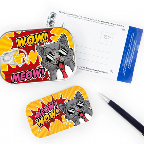 Плик за пари и пожелания от ново поколение "Meow wow"