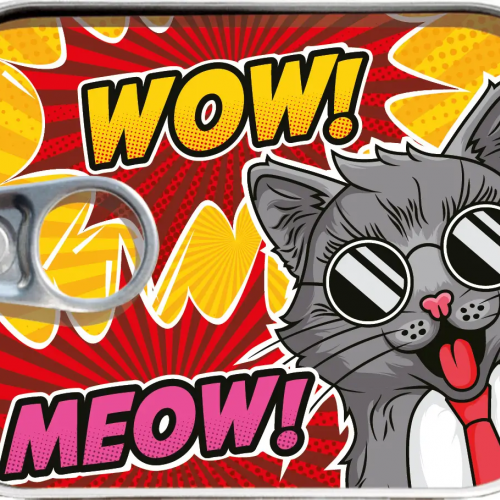 Плик за пари и пожелания от ново поколение "Meow wow"