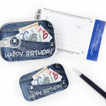 Плик за пари и пожелания от ново поколение "Честит рожден ден"