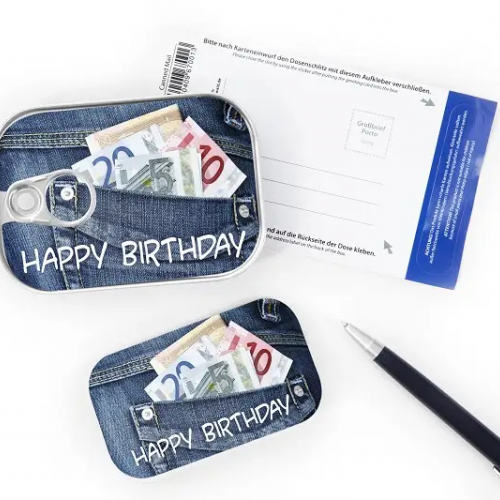Плик за пари и пожелания от ново поколение "Честит рожден ден"