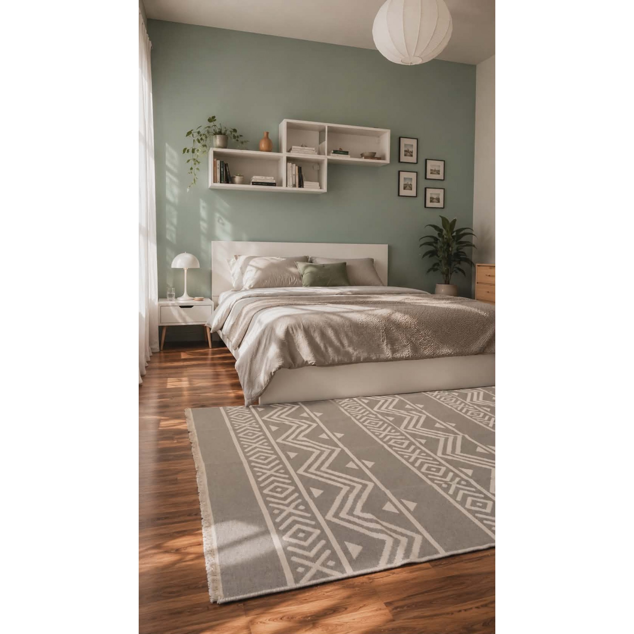 Двулицев килим Hygga Rug Grey