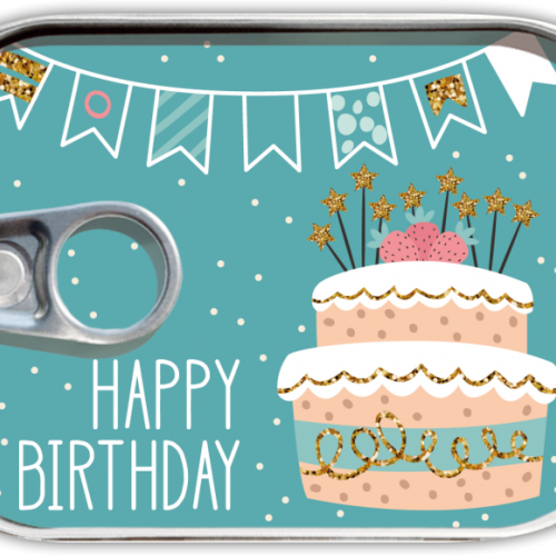 Плик за пари и пожелания от ново поколение "Честит рожден ден"