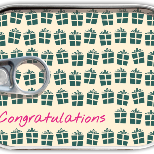 Плик за пари и пожелания от ново поколение "Поздравления"