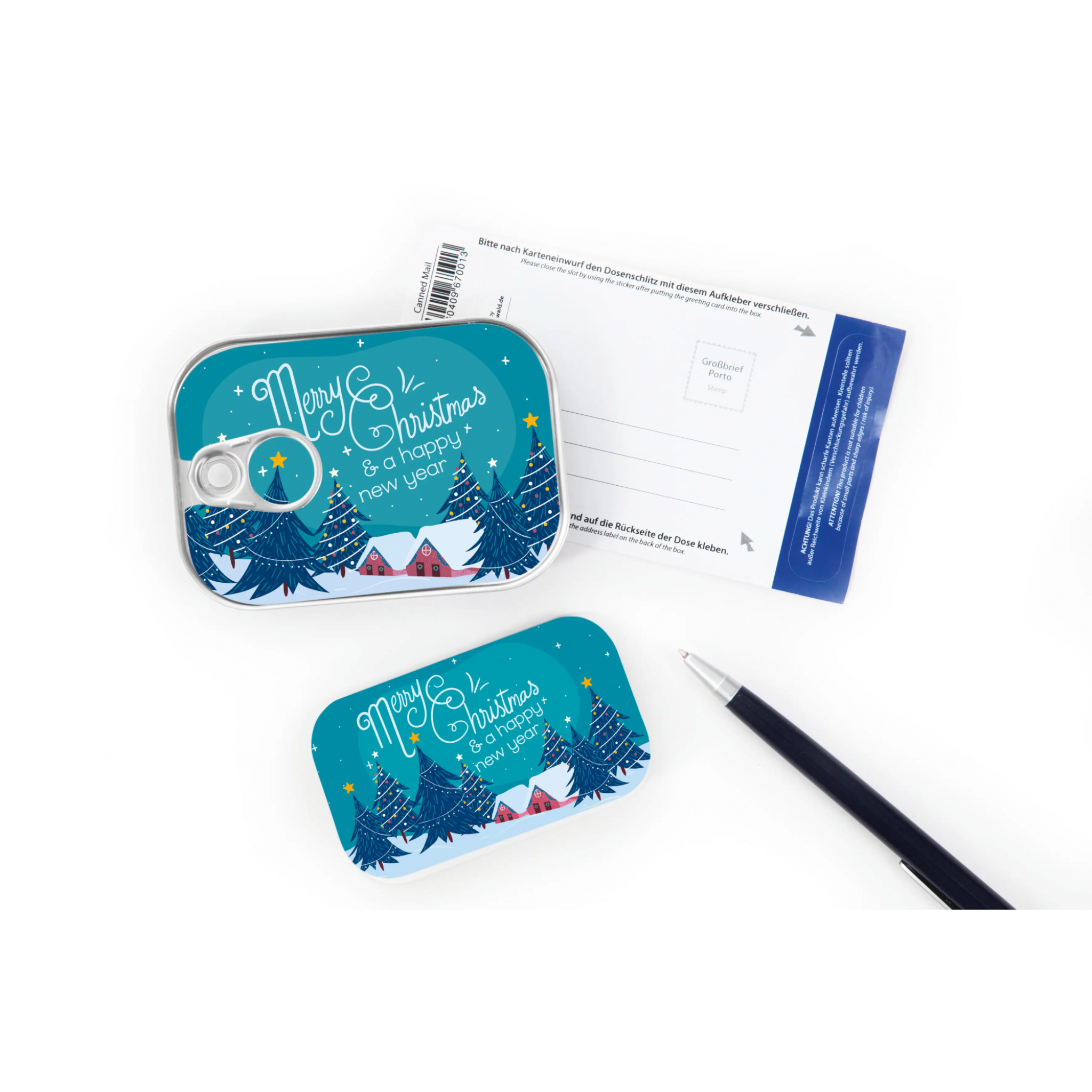 Плик за пари и пожелания от ново поколение "Весела Коледа и ЧНГ"